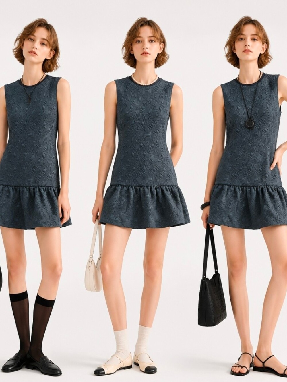 NWT Zara green sleeveless dress size M